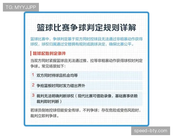 篮球比赛中争球判定规则的完整解读与应用场景